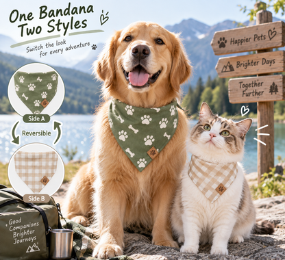 Reversible Pet Bandana